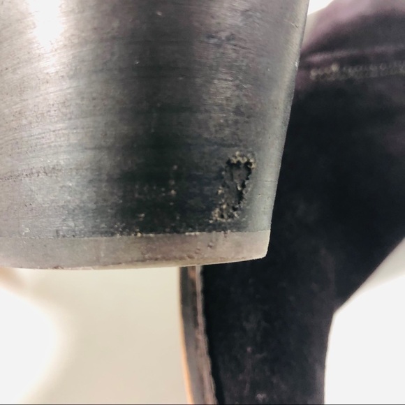 Guess Suede Stacked Heel Ankle Boots - Picture 13 of 13